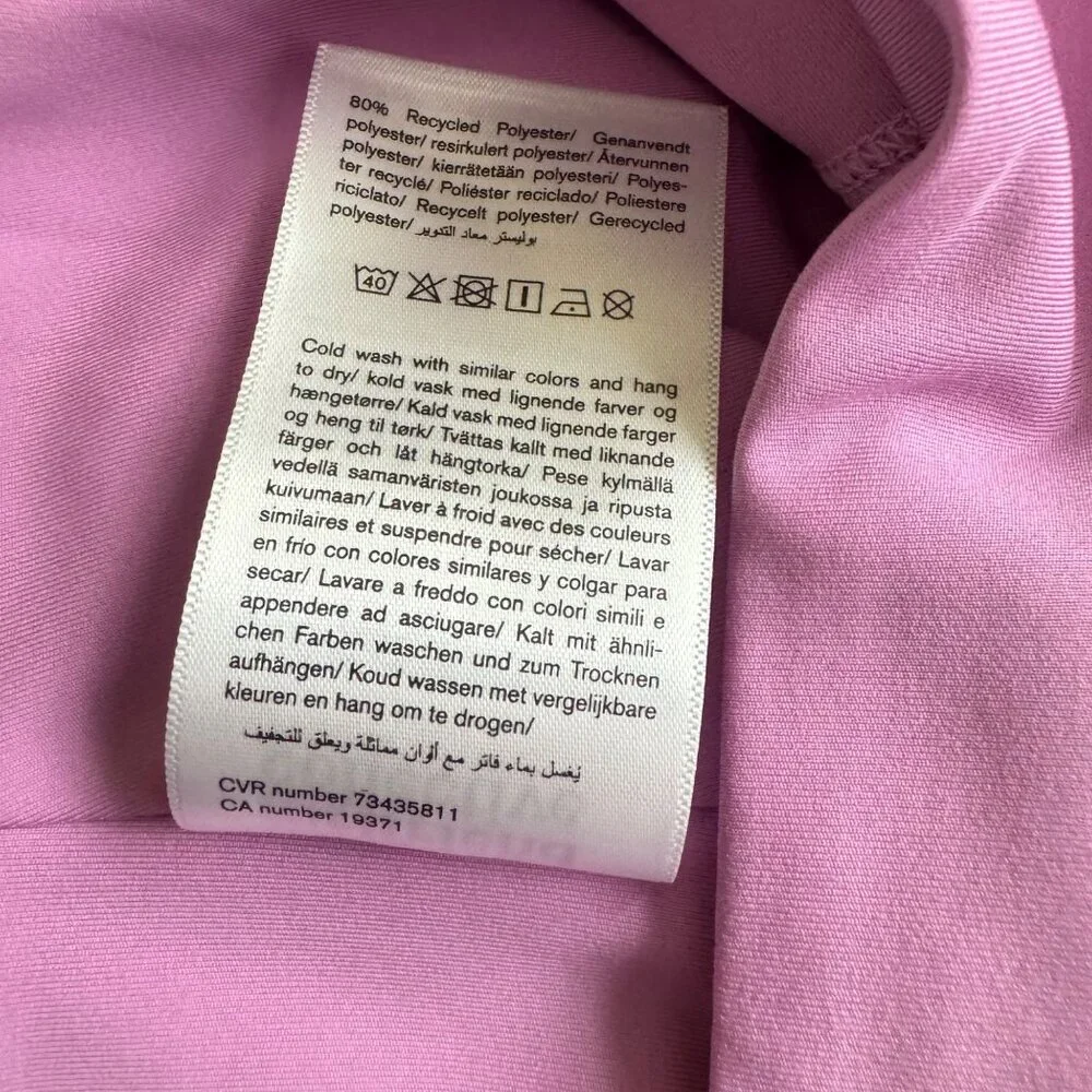 Girlfriend Collective 4016 legging SZ small purple pockets high rise activewear‎